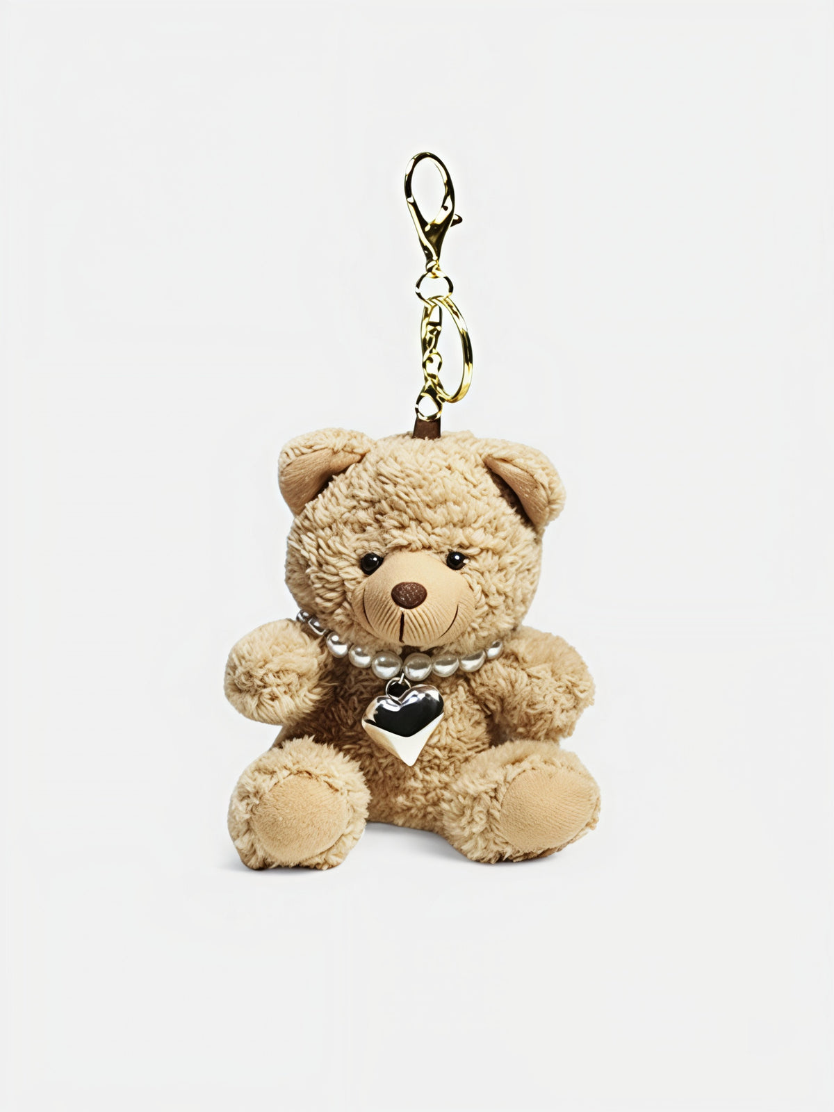 Pearly Teddy Bear Bag Charm - CASAVENZA